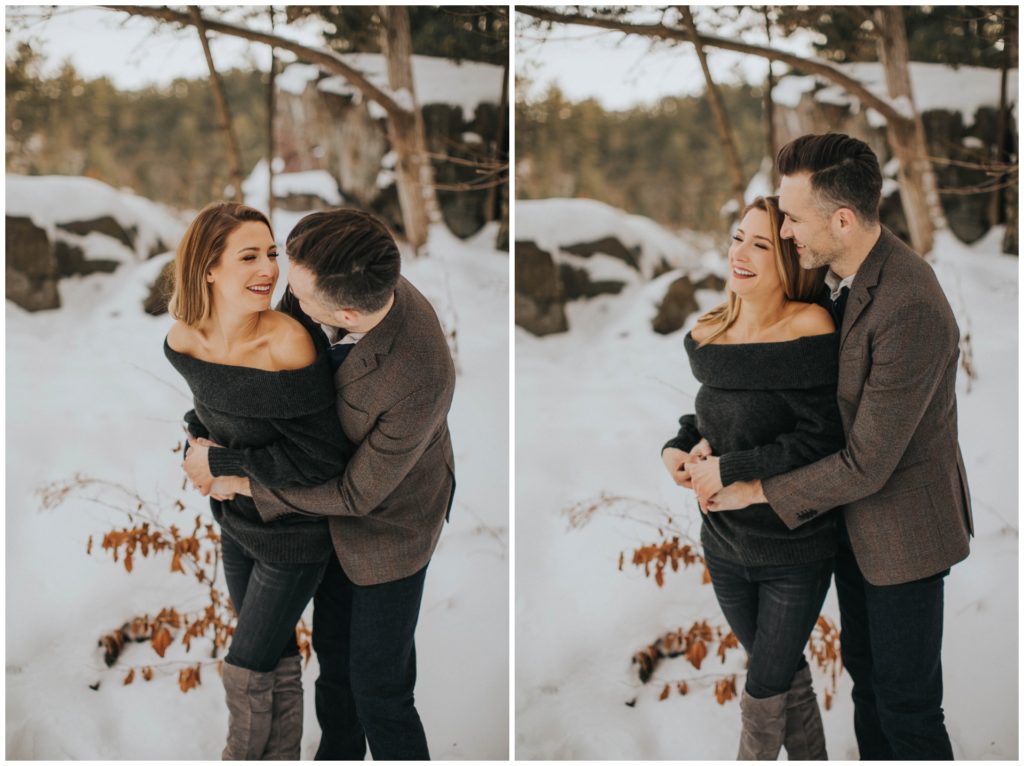 Taylors Falls Winter Engagement Session