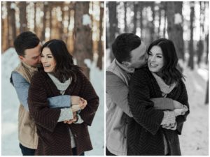 Duluth Minnesota Winter Engagement Session
