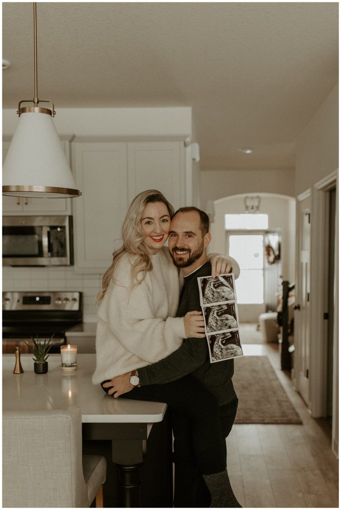 In Home Pregnancy Announcement